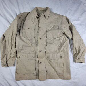 Eddie Bauer a Legend Mens Large Tan Jacket Casual Travel Work Wear Outdoors